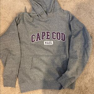 Gray Cape Cod Graphic Hooded Sweatshirt - Women's